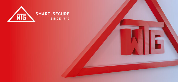 3D WTG Logo mit Verlauf im Corporate Design